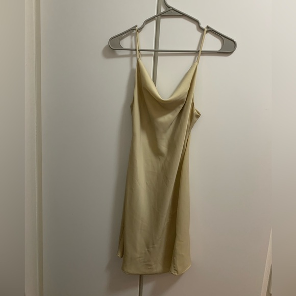 Urban Outfitters Champagne Slip Dress - Picture 1 of 8